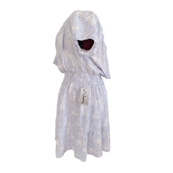 J For Justify Floral Mini Peasant Dress (Size 3X) - Picture 3 of 8